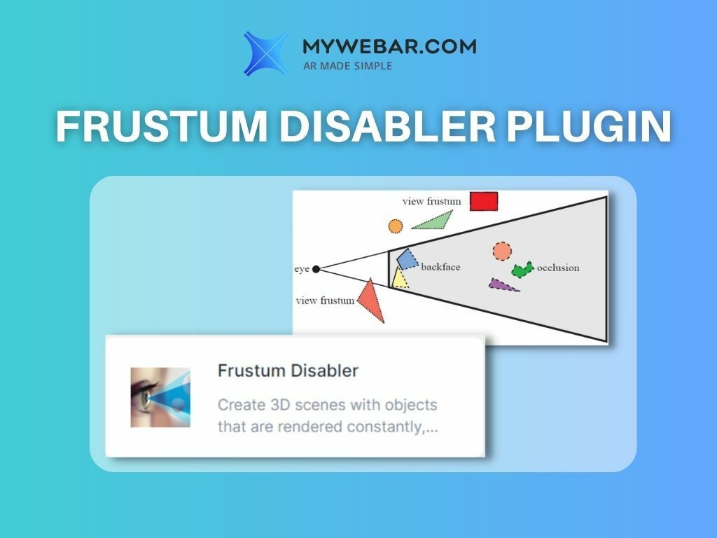 New in MyWebAR: Frustum Disabler Plugin