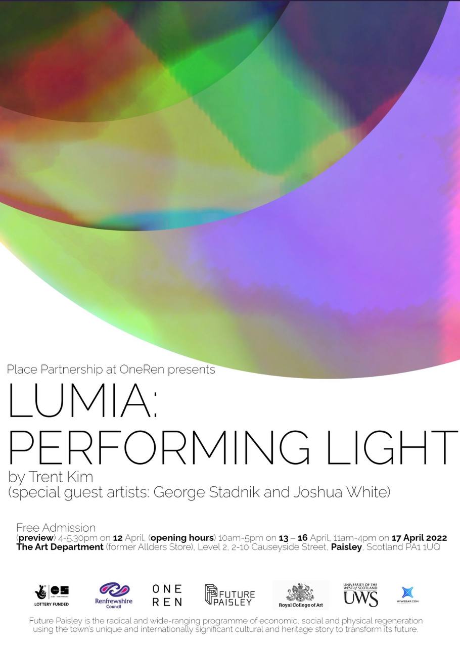 LUMIA: PERFORMING LIGHT. Art Exhibition powered by MyWebAR