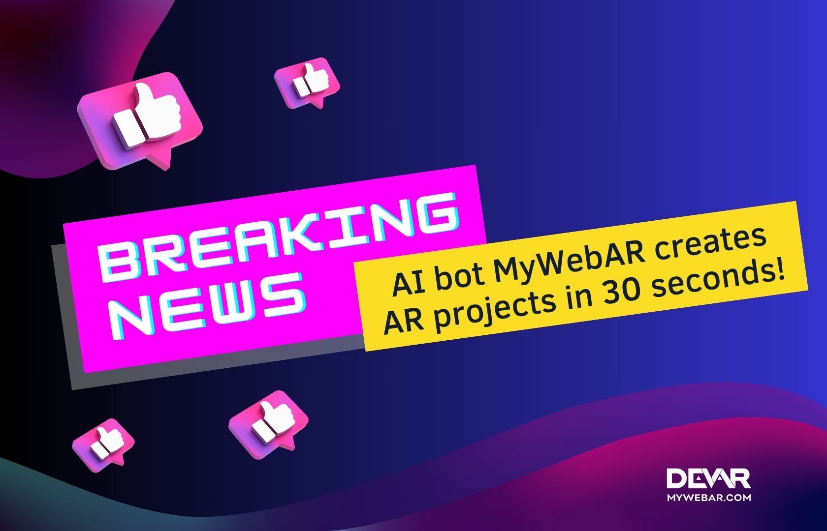 AI bot MyWebAR creates AR projects in 30 seconds