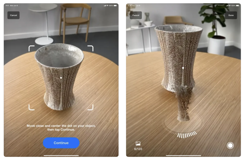 scan and digitize real-world objects
